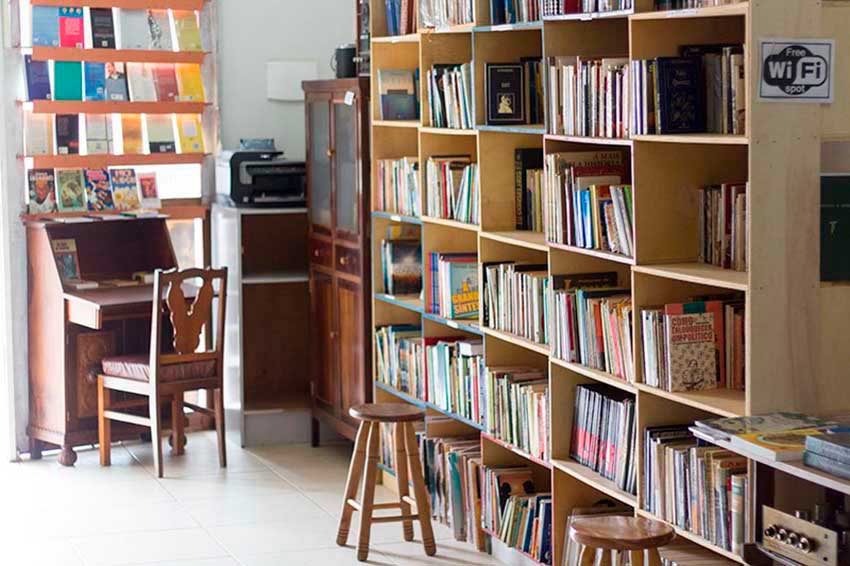 Foto do interior da loja