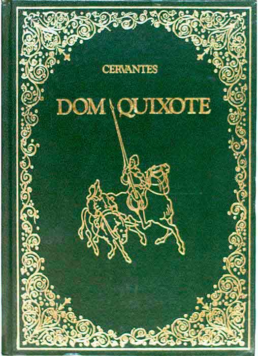Capa de DOM QUIXOTE DE LA MANCHA Miguel de Cervantes Saavedra 