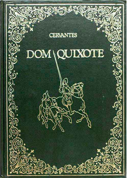 Capa de DOM QUIXOTE DE LA MANCHA Miguel de Cervantes Saavedra 
