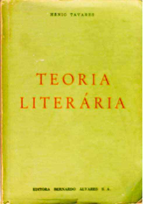Capa de TEORIA LITERÁRIA Hênio Tavares 