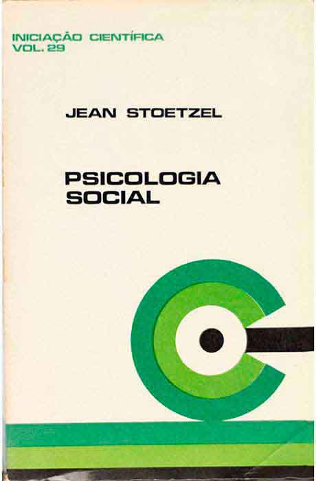 Capa de PSICOLOGIA SOCIAL Jean Stoetzel 