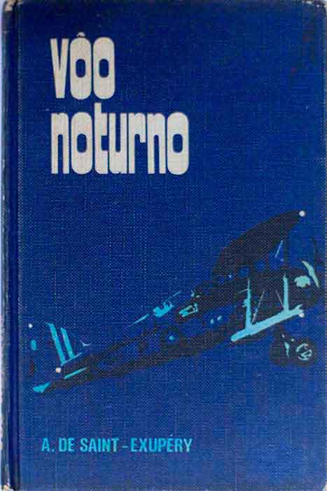 Capa de VÔO NOTURNO Antoine de Saint-Exupery 