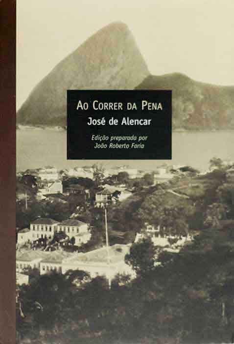 Capa de AO CORRER DA PENA José de Alencar 
