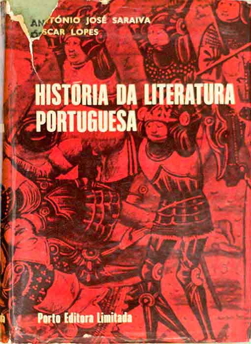 Capa de HISTÓRIA DA LITERATURA PORTUGUESA António José Saraiva e Óscar Lopes 