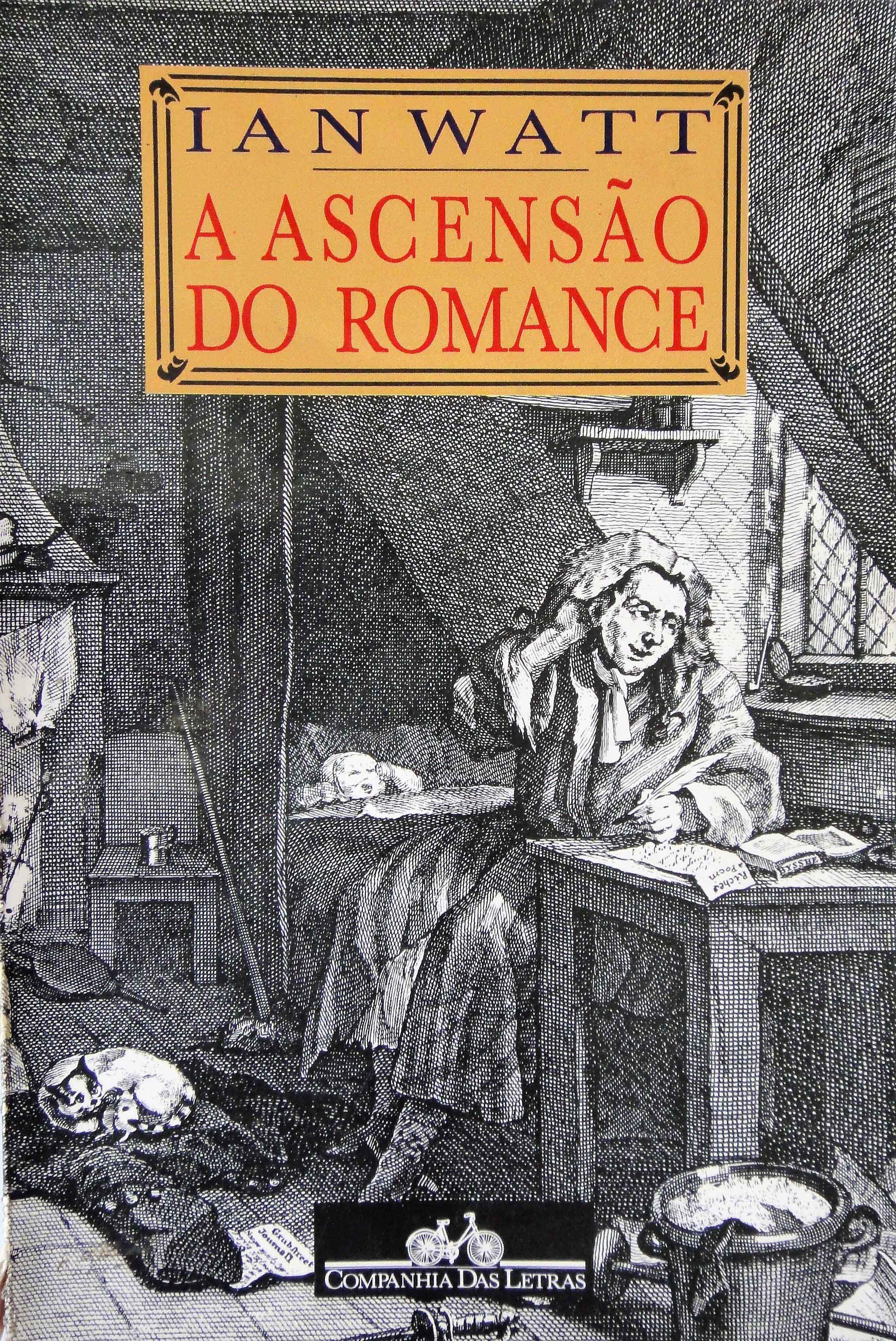 Capa de A ascensão do romance Ian Watt 