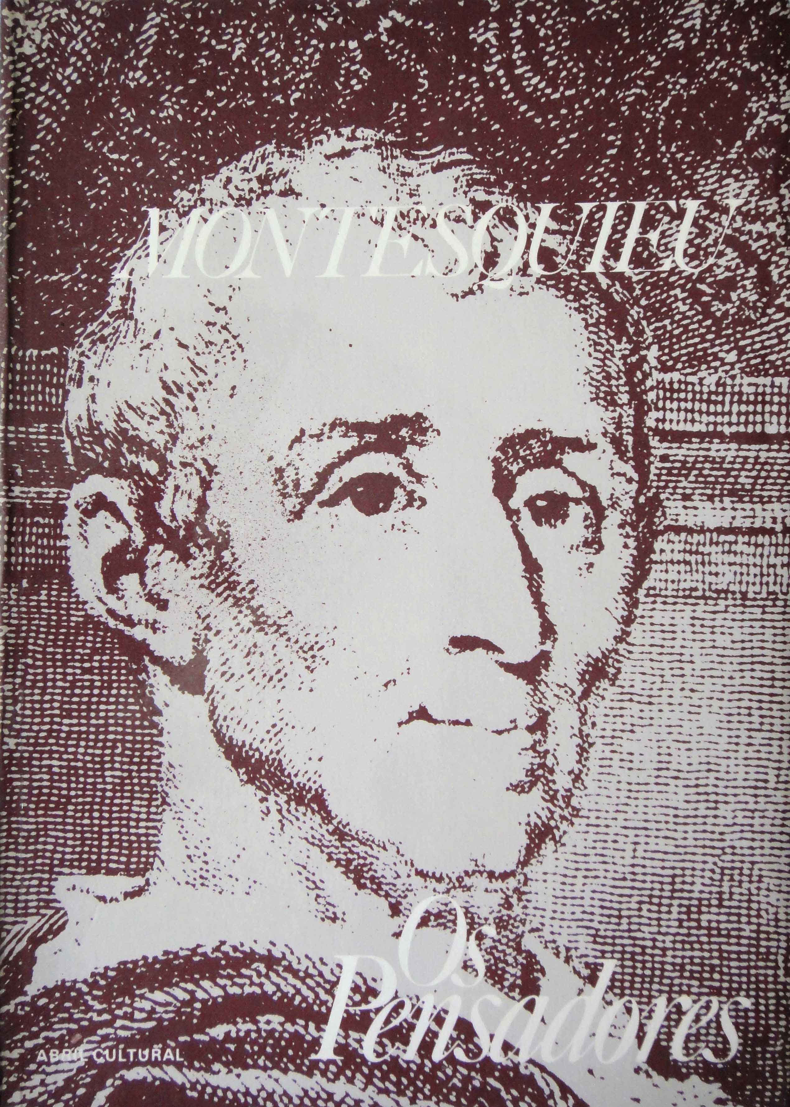 Capa de Do espírito das leis Montesquieu 