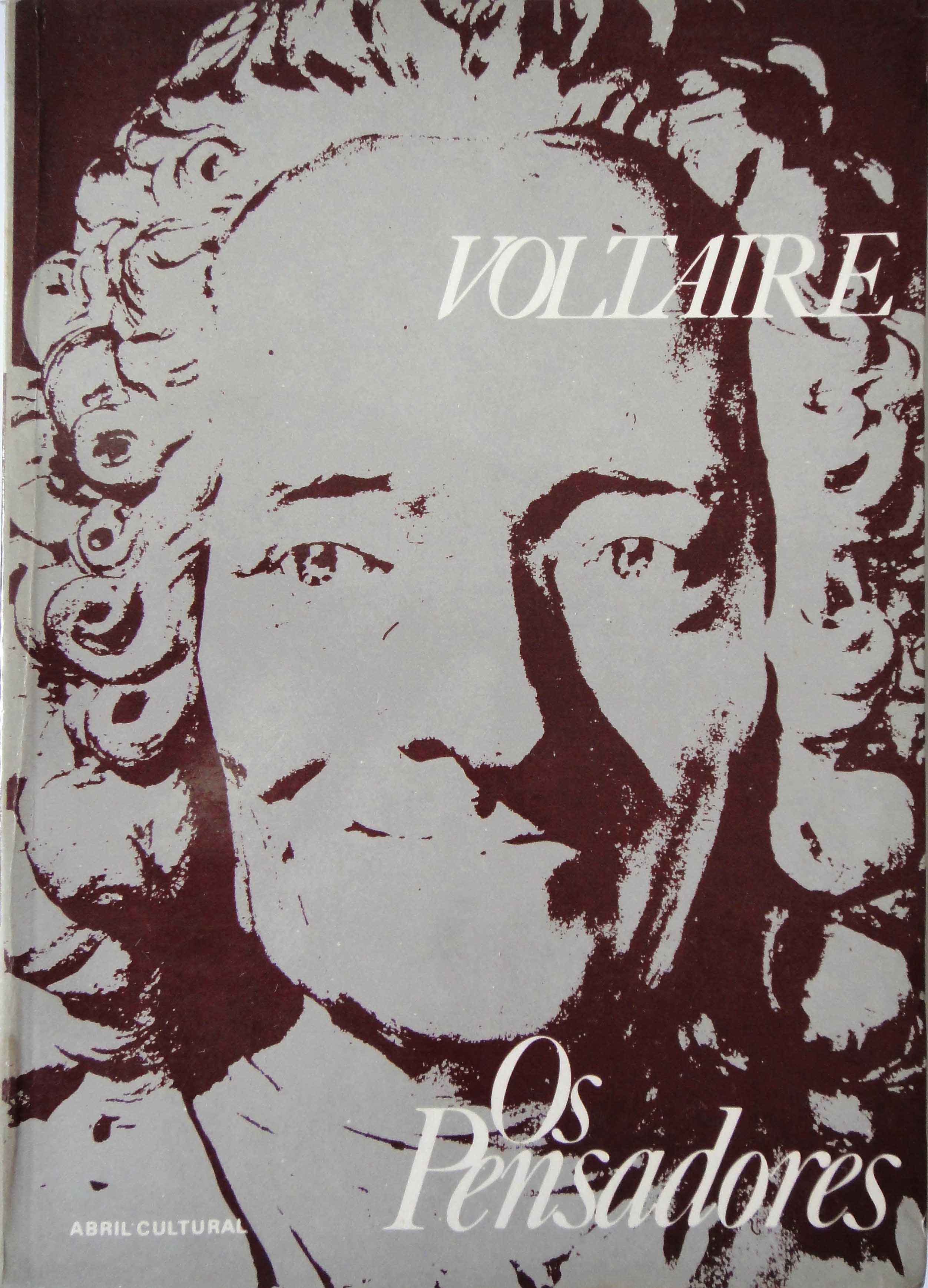 Capa de Cartas inglesas - Tratado de metafísica - Dicionário filosófico - O filósofo ignorante Voltaire 