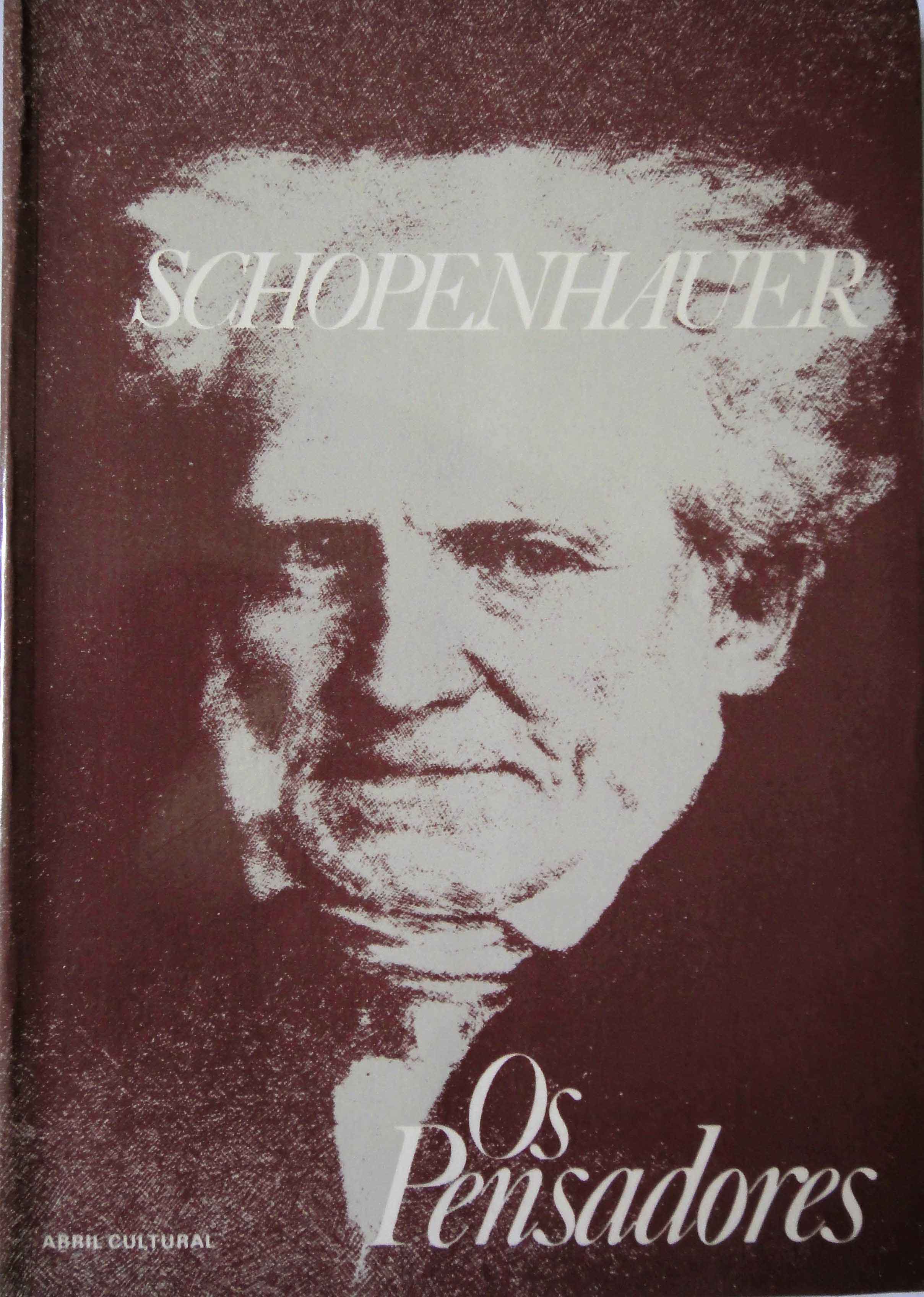 Capa de O mundo como vontade e representação (III parte) - Crítica da Filosofia Kantiana - Parerga e paralipomena (capítulos V, VIII, XII, XIV) Arthur Schopenhauer 