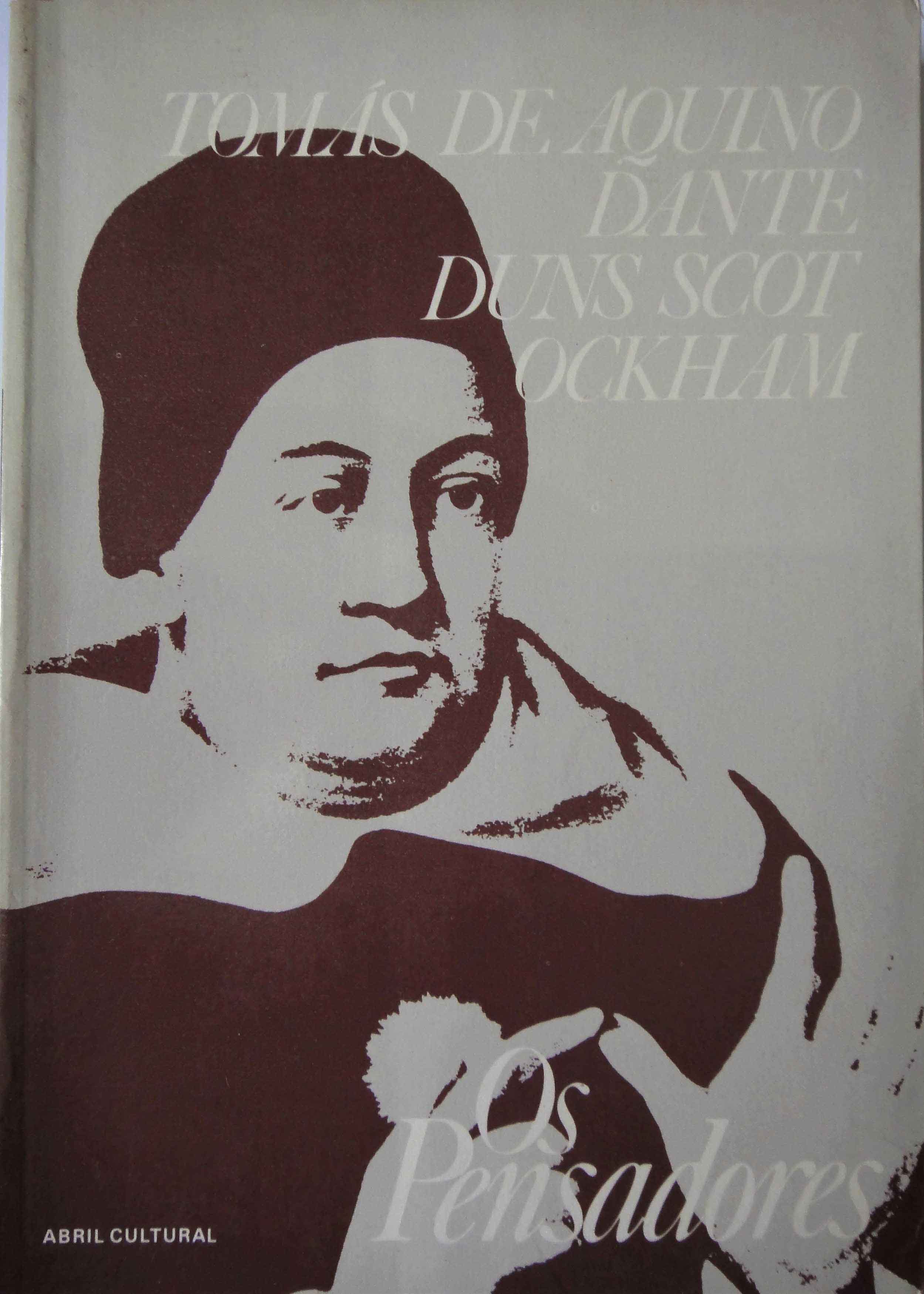 Capa de Seleção de Textos Tomás de Aquino, Dante Aliguieri, John Duns Scot e William of Ockham 