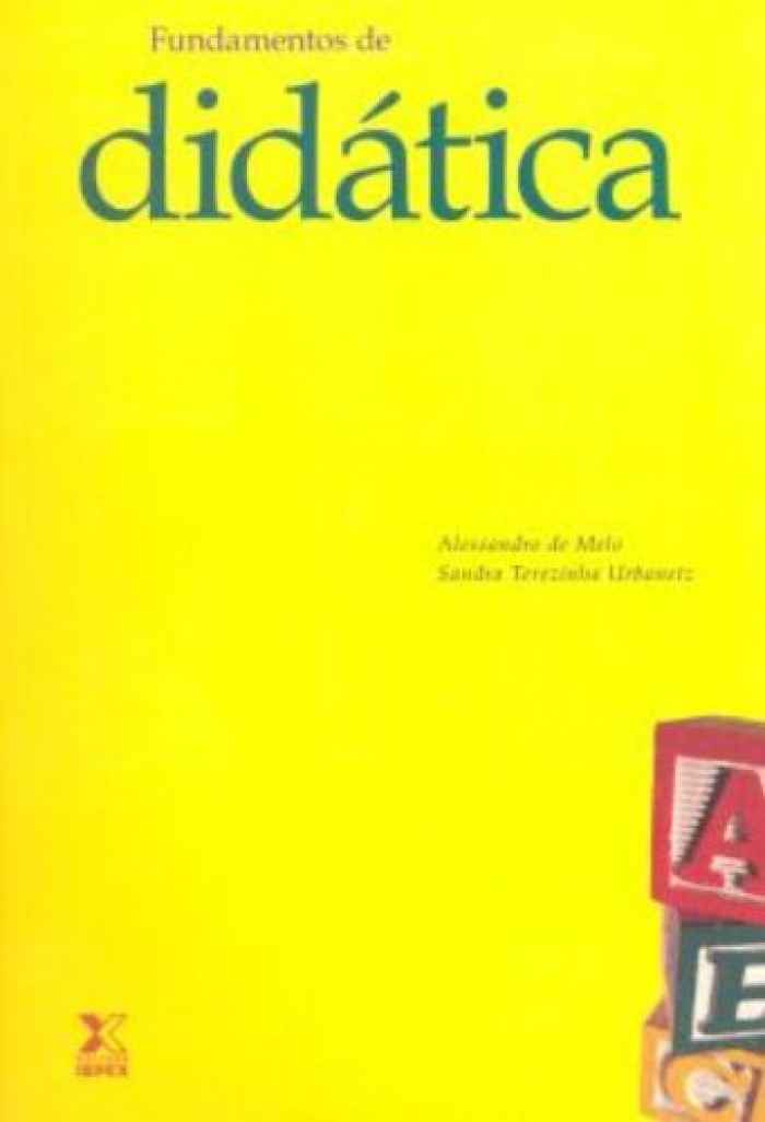Capa de Fundamentos de Didática Alessandro de Melo e Sandra Terezinha Urbanetz 