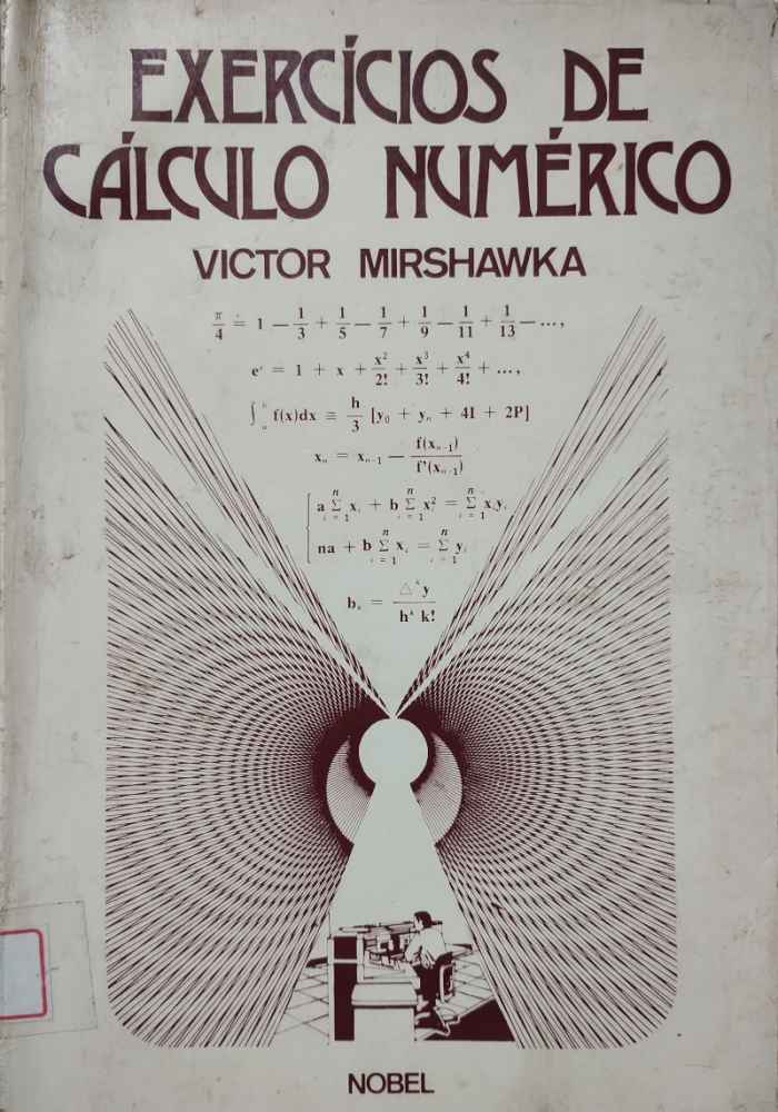 Capa de Exercícios de cálculo numérico Victor Mirshawka 