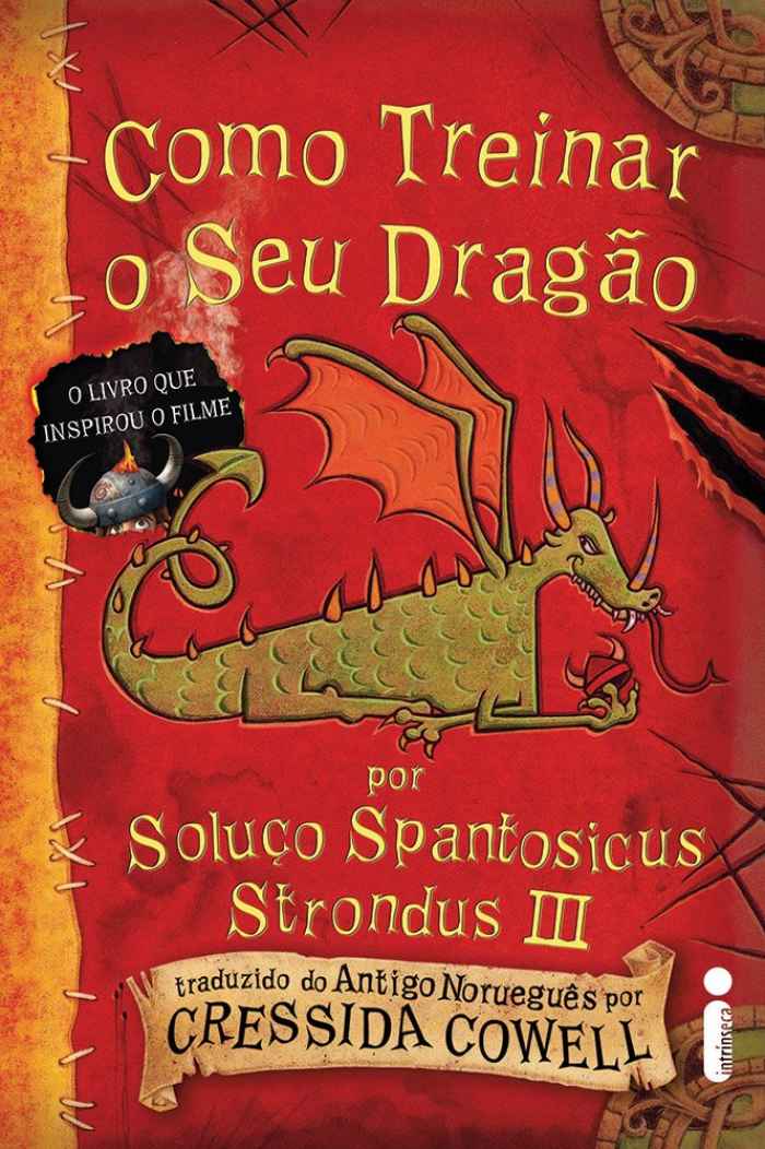Capa de Como treinar o seu dragão Cressida Cowell 