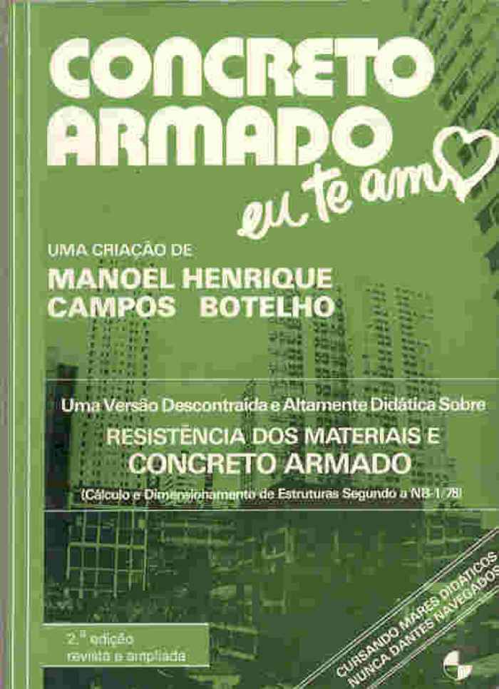 Capa de Concreto armado - eu te amo Manoel Henrique Campos Botelho 