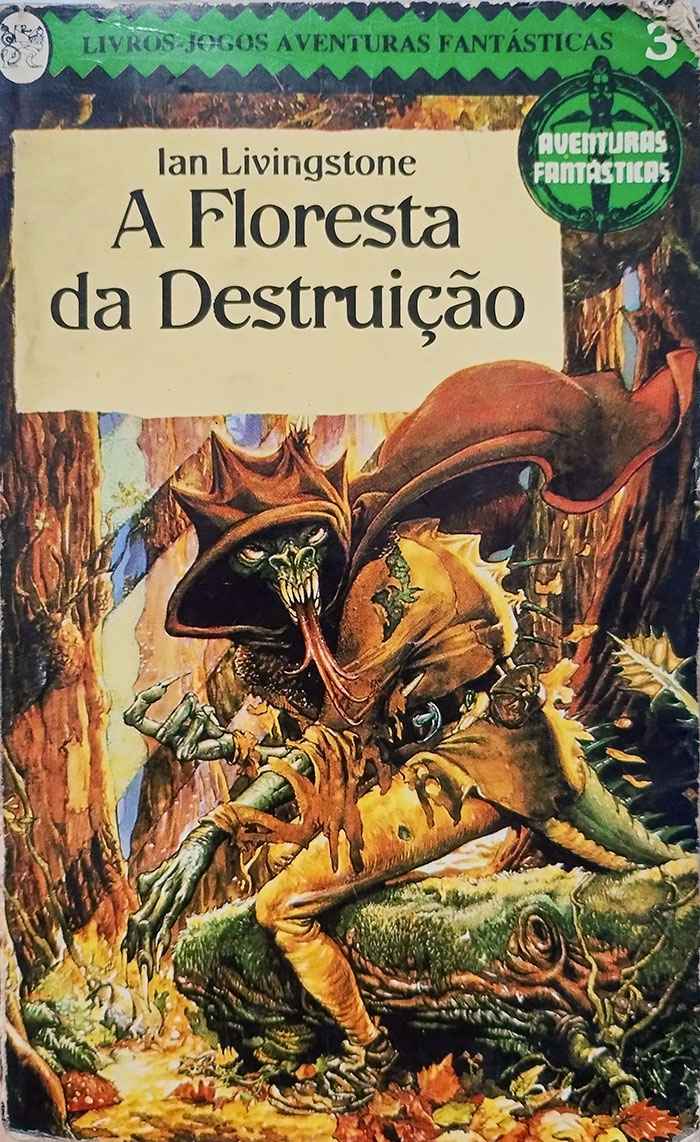Capa de A floresta da destruição Ian Livingstone 