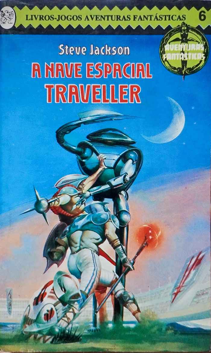 Capa de A nave espacial Traveller Steve Jackson 