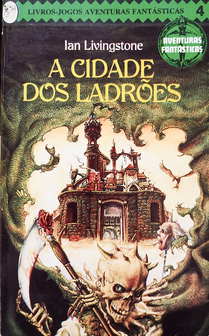 Capa de A cidade dos ladrões Ian Livingstone 