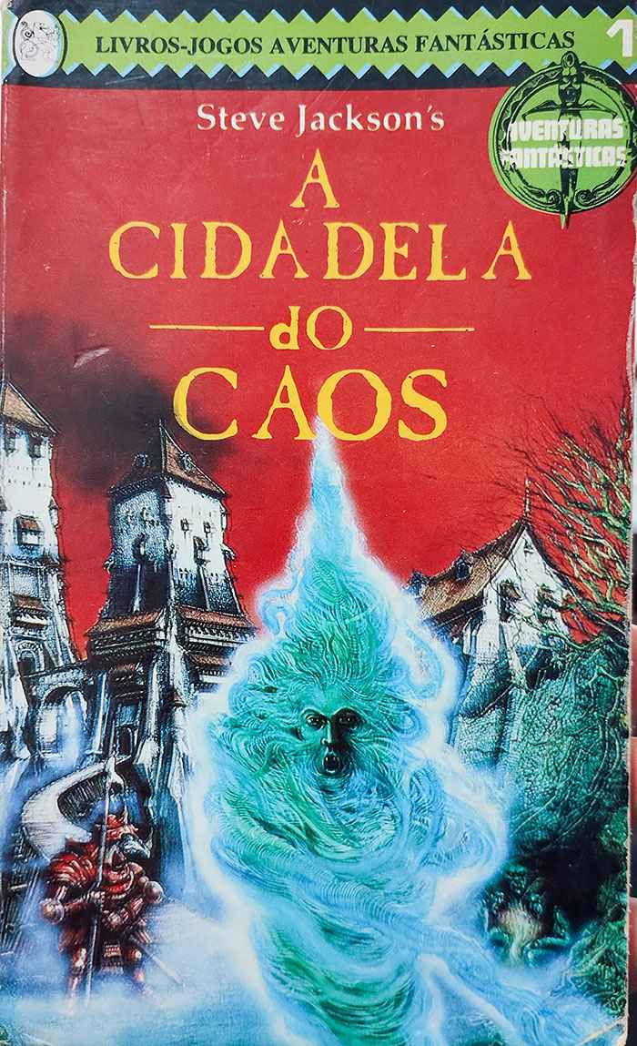 Capa de A Cidadela do Caos Steve Jackson 