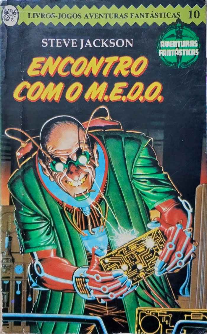 Capa de Encontro com o M.E.D.O. Steve Jackson 