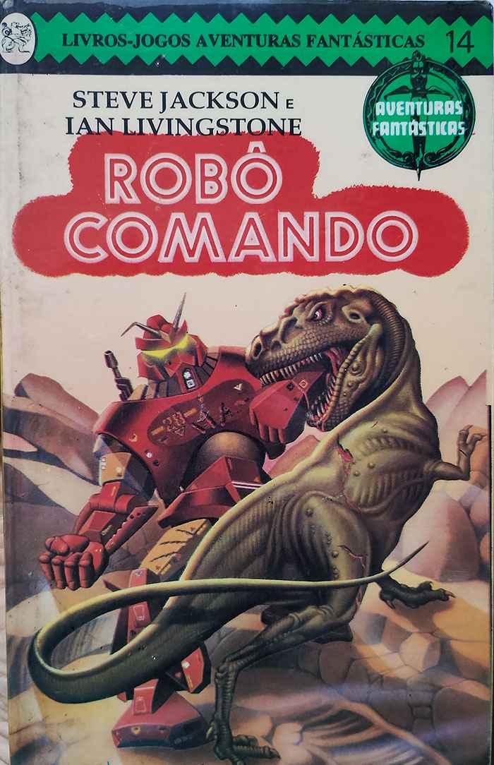 Capa de Robô Comando Steve Jackson 