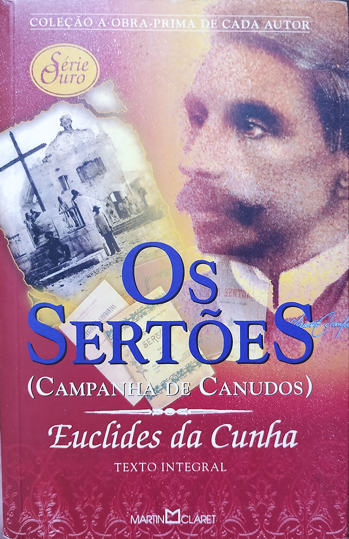 Capa de Os sertões (Campanha de Canudos) Euclides da Cunha 