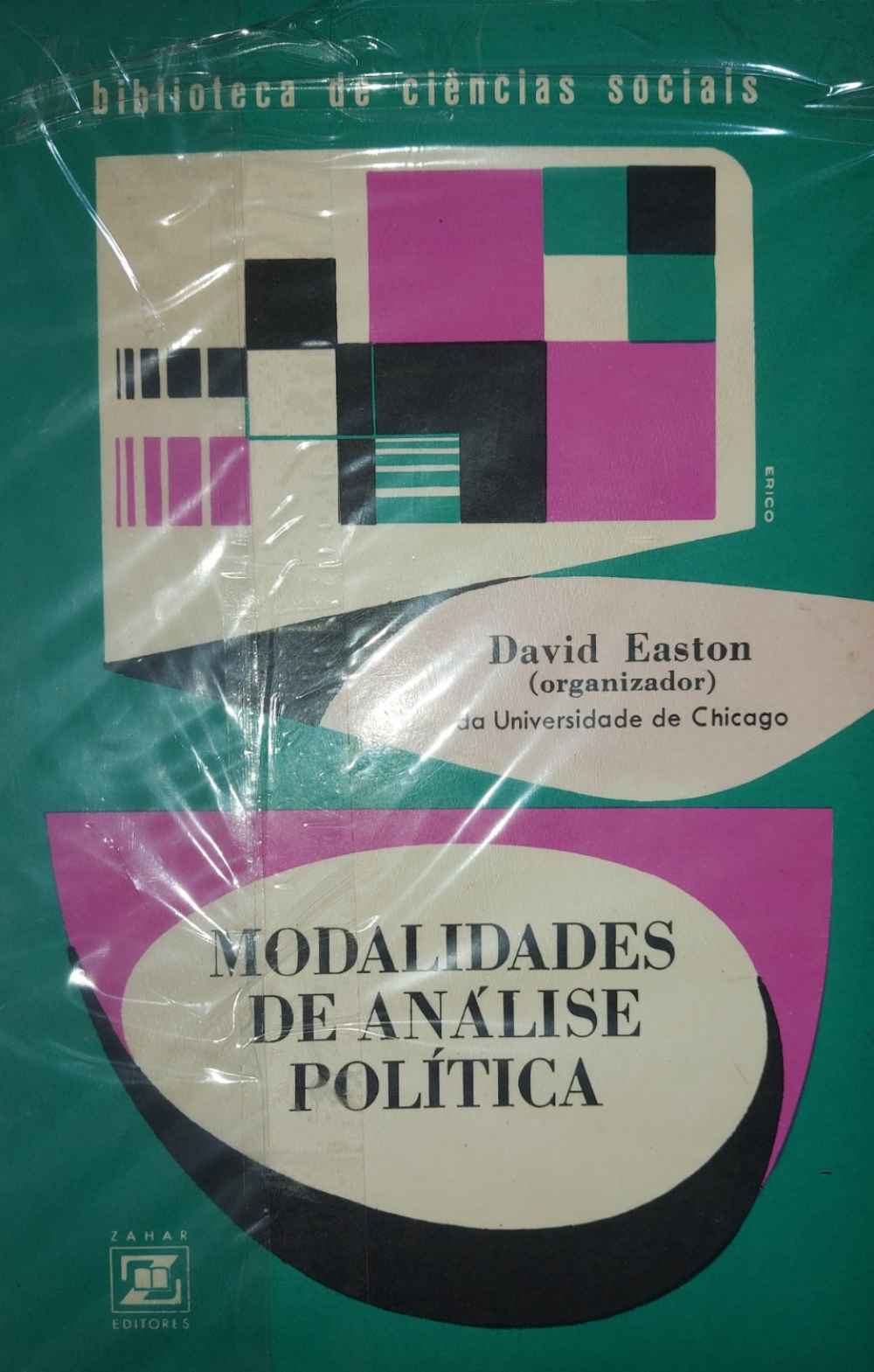 Capa de Modalidades de análise política David Easton (org.) 