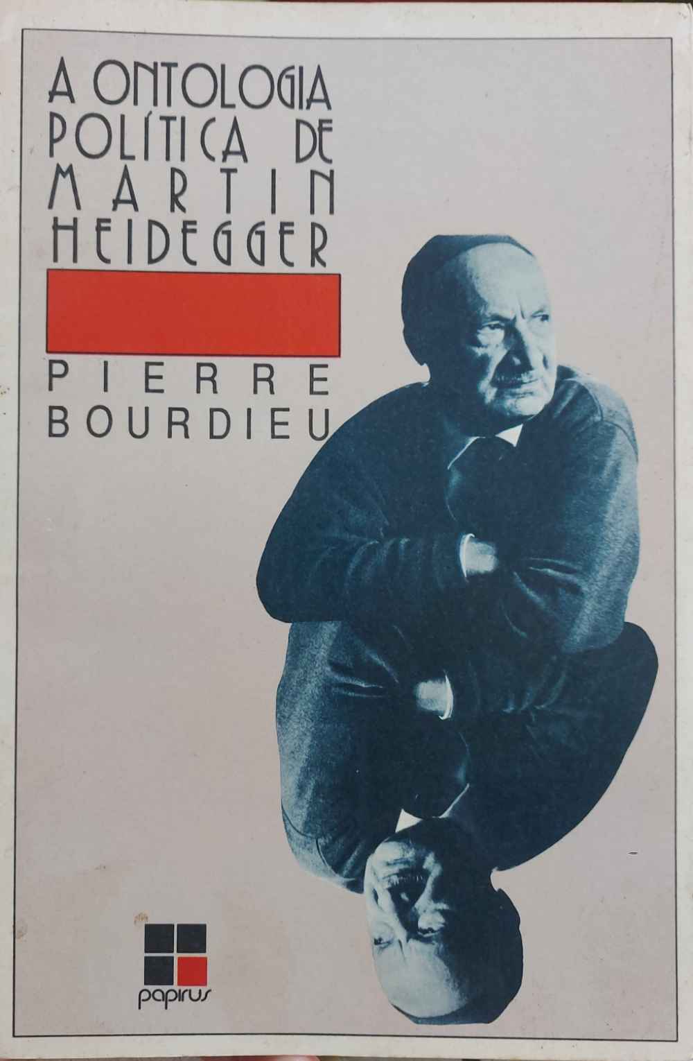 Capa de Ontologia política de Martin Heidegger Pierre Bourdieu 