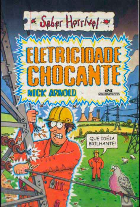 Capa de ELETRICIDADE CHOCANTE Nick Arnold 