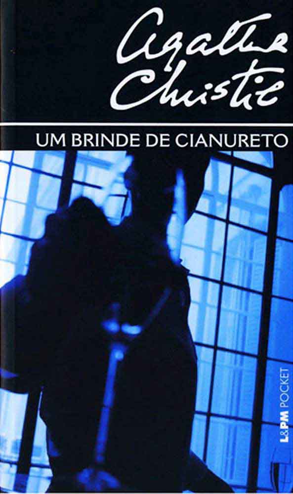 Capa de Um brinde de cianureto Agatha Christie 