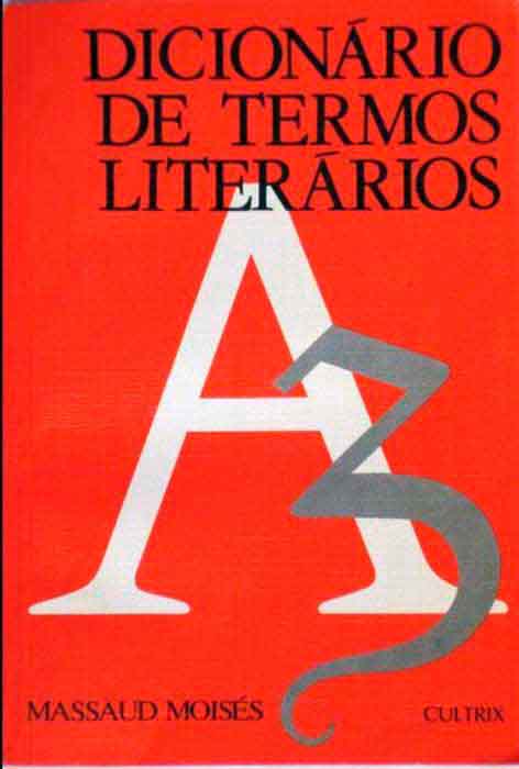 Capa de DICIONÁRIO DE TERMOS LITERÁRIOS Massaud Moisés 