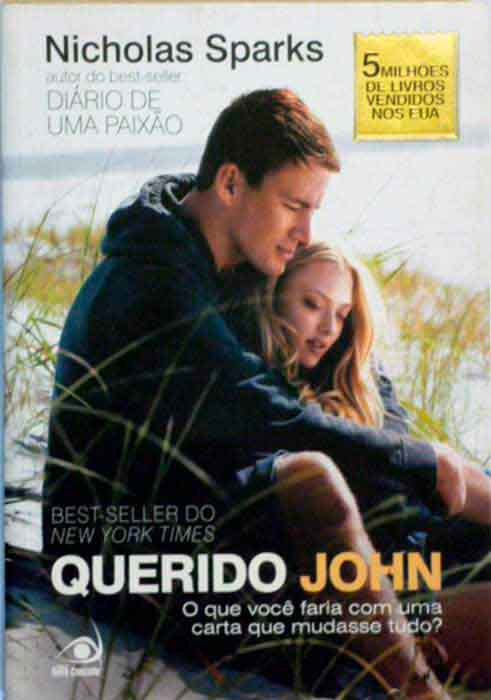 Capa de QUERIDO JOHN Nicholas Sparks 