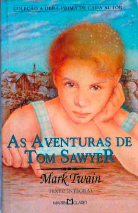 Capa de AS AVENTURAS DE TOM SAWYER Mark Twain 