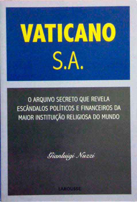 Capa de VATICANO S.A. Gianluigi Nuzzi 