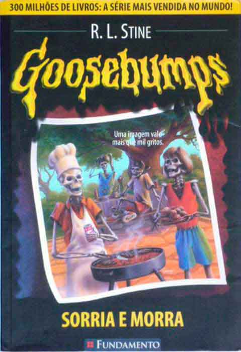 Capa de GOOSEBUMPS – SORRIA E MORRA R L Stine 