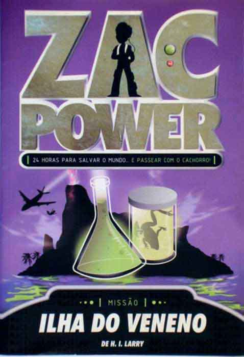 Capa de ZAC POWER: ILHA DO VENENO H. I. Larry 