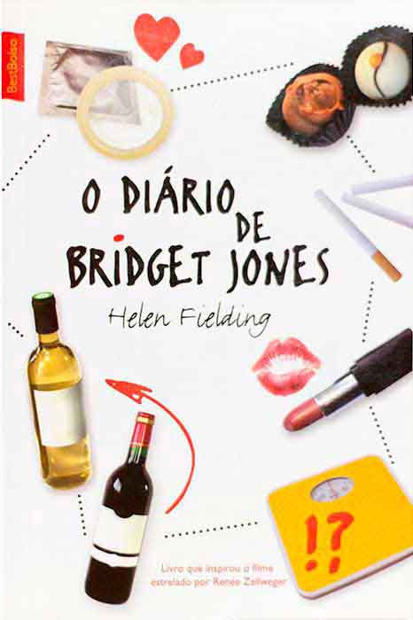 Capa de O DIÁRIO DE BRIDGET JONES Helen Fielding 