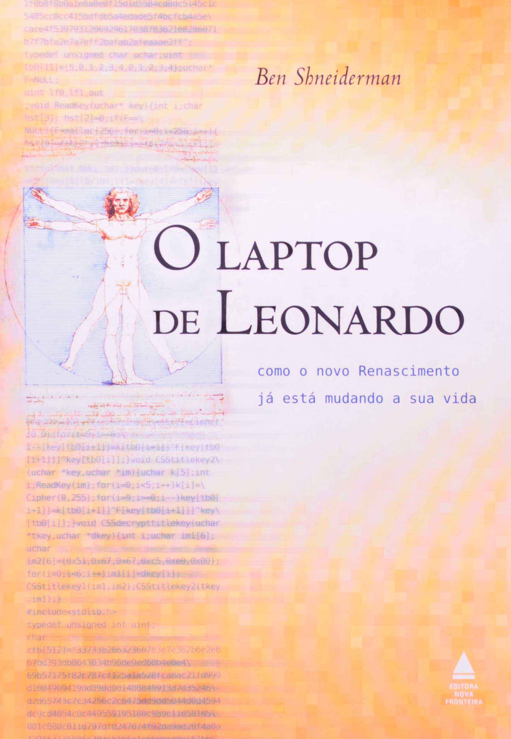 Capa de O laptop de Leonardo Ben Shneiderman 